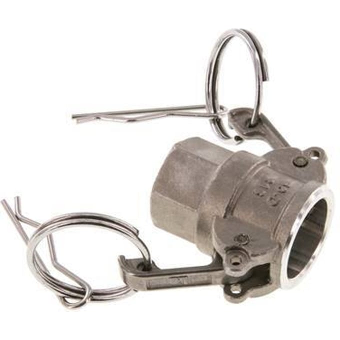 Camlock DN 15 (1/2'') Koppeling RvsRp 1/2'' met binnendraad Type D MIL-C-27487