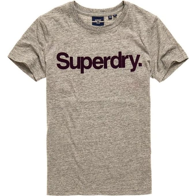 Superdry Classic Flock Dames T-shirt - Maat L
