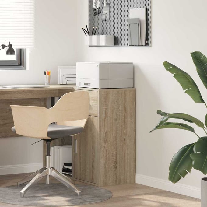vidaXL - Dressoir - met - lade - Sonoma - Eik - 38 - x - 34 - x - 75 - cm