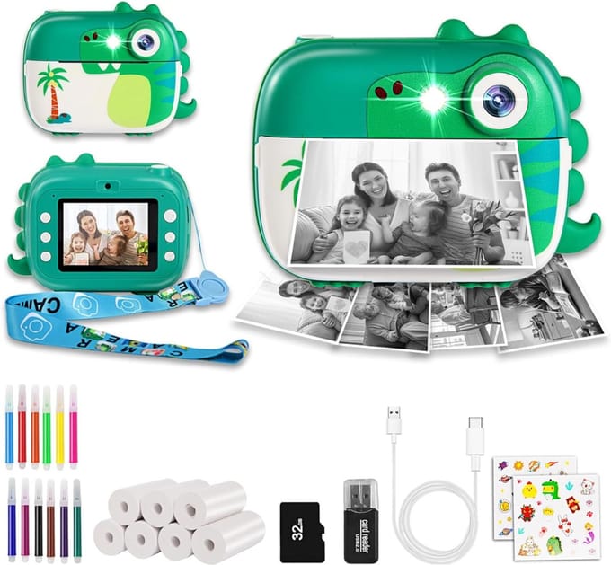 DailySupplies® Kinder Camera - Digitale Kindercamera - Kids Camera - Groen