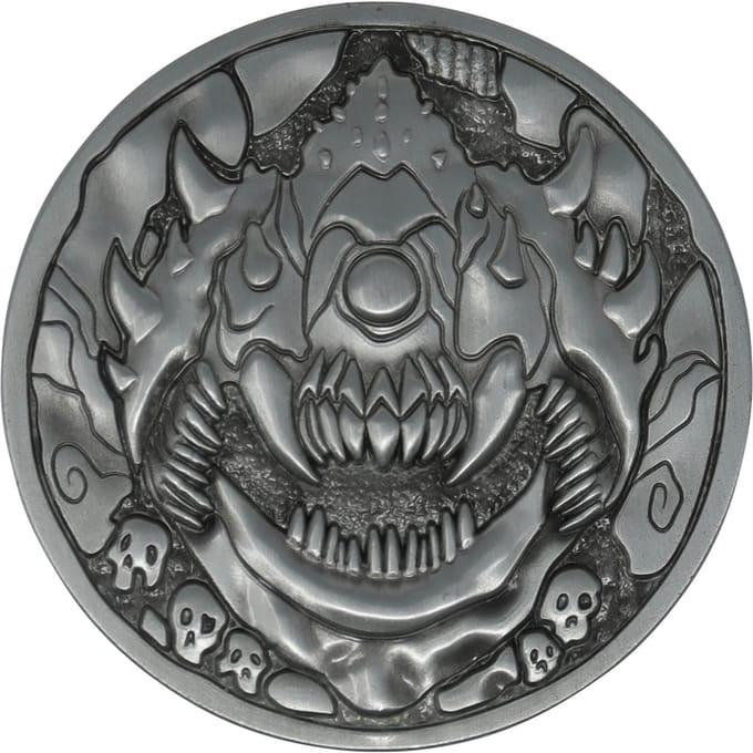 Fanattik Doom Cacodemon Level Up Collectors Medallion