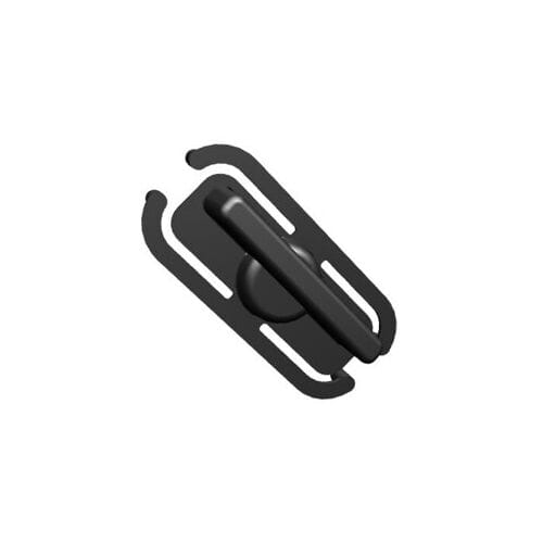 AEG knop, grijs, rechthoekig, Saffron 140060366063