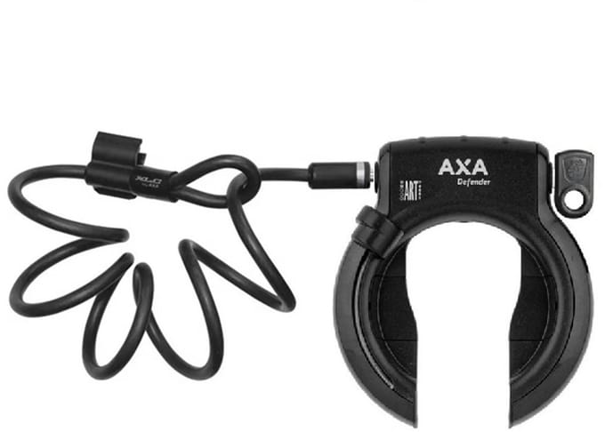 AXA Defender ART2 + XLC 180cm insteekkabel - Zwart