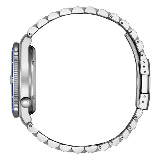 Citizen CA4717-06E Horloge - Leer - Zwart - Ø 40 mm