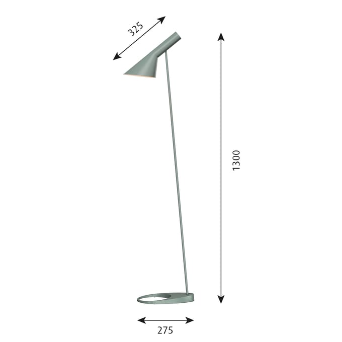 Louis Poulsen - AJ vloerlamp - blass petroleum - 4 - 6 Wochen