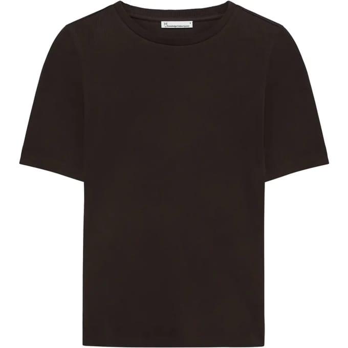 Geribd dames-T-shirt KnowledgeCotton Apparel