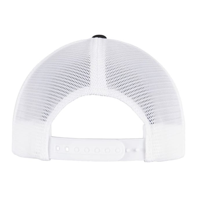 Flexfit 360 Tweekleurige Omnimesh Cap (Zwart/Wit)