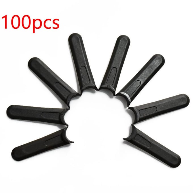 100 stuks geen gaten plastic grasmaaier blad grasmaaier zwarte grasmaaier plastic blad plastic blad
