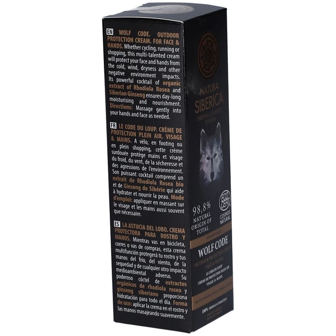 Natura Siberica Men Wolf Code Outdoor Protection Cream Face & Hands 80 Crème