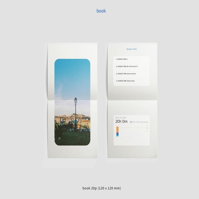 EPIK HIGH - Schermtijdalbum 1EA gray