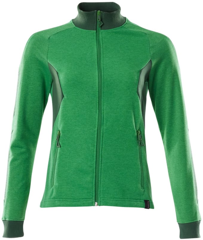 Mascot Accelerate Sweatshirt met rits 18494-962 - helder groen/groen - 2XL
