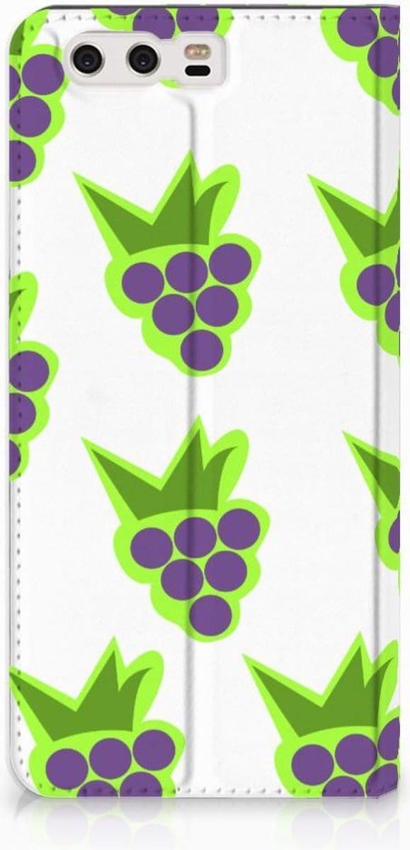 Huawei P10 Plus Flip Style Cover Druiven