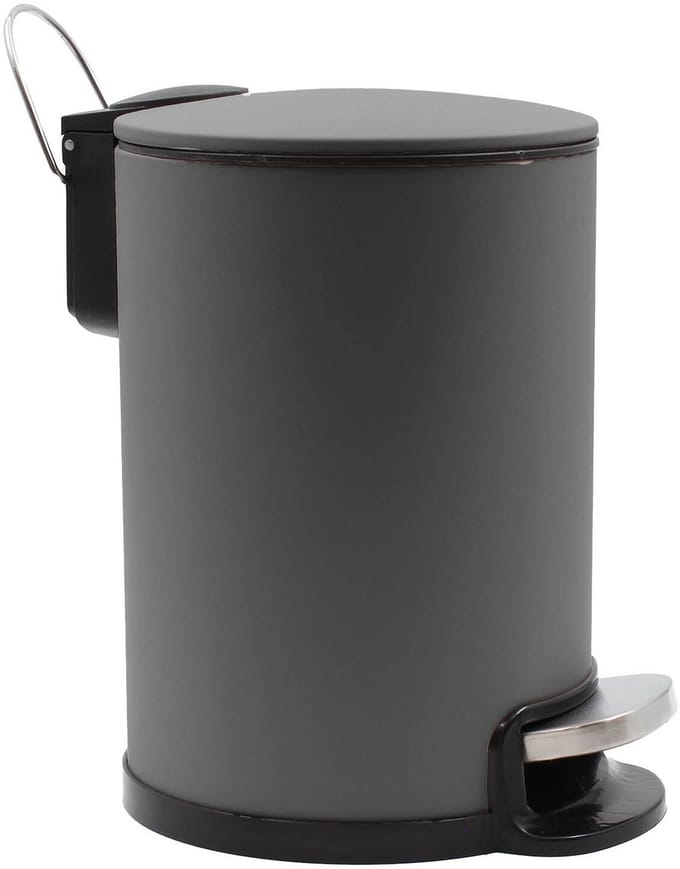 Badkamerafvalemmer met stille sluiting, 3 l, METALINE