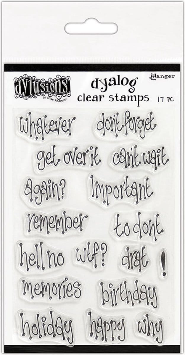 Ranger • Dylusions clear stamp whatever