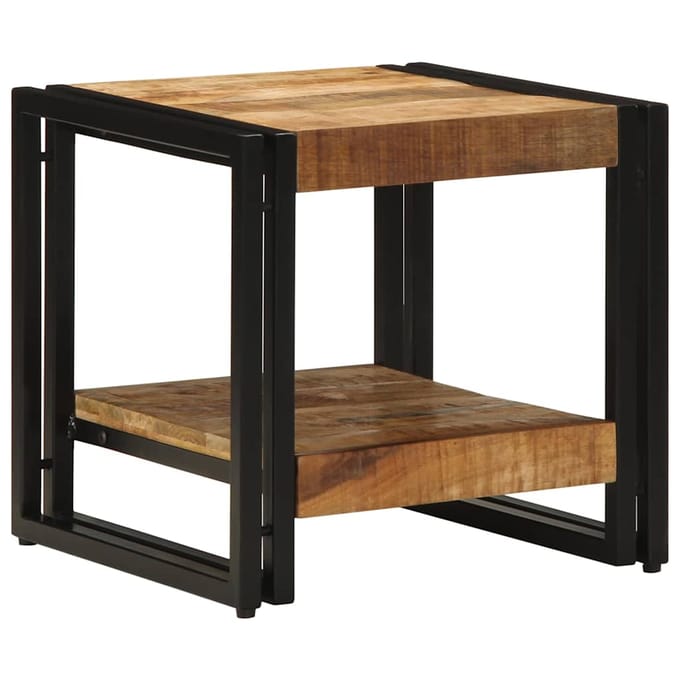 vidaXL - Salontafel - Bruin - 40 - x - 40 - x - 38 - cm - Massief - Mango - Hout