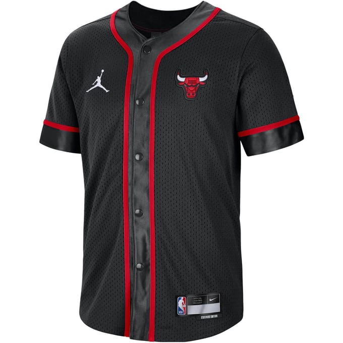 Jordan Nba Chicago Bulls Statement Edition Dri Fit Top S black