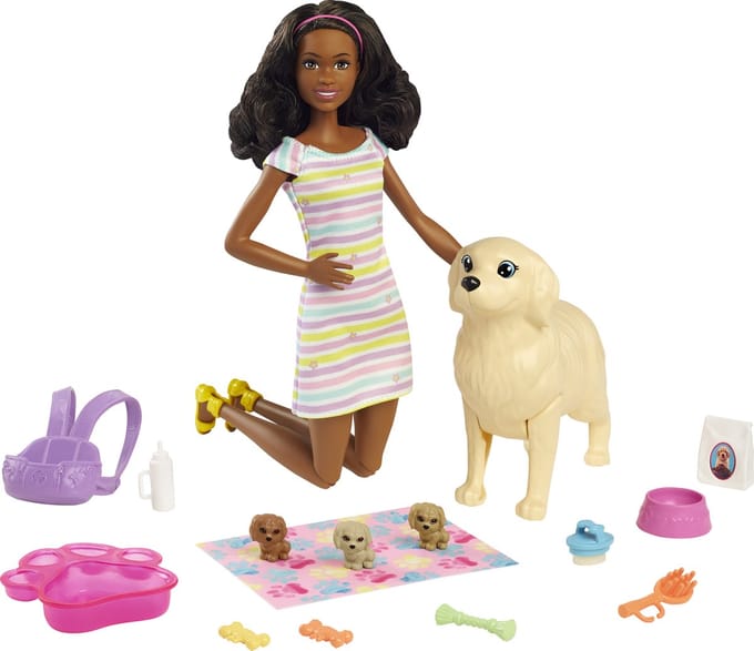 Barbie met Hond