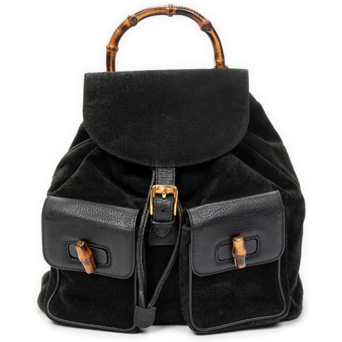 Large Bamboo Backpack   rugzak