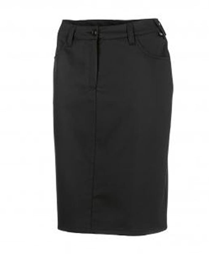 Rok BP Stretch 1567 gladde jeansstof | Zwart | maat 34