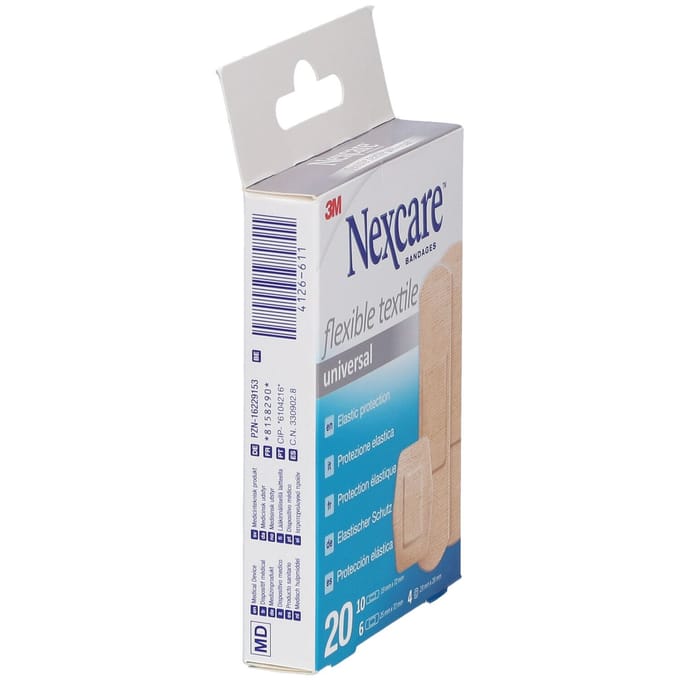Nexcare 3m Flexible Textile Universal Strips 20