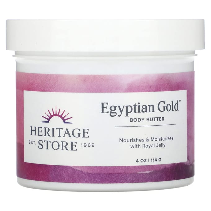 Or Égyptien, Beurre Corporel, 114G(4oz) white
