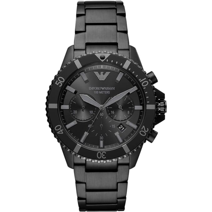 Emporio Armani AR11363 Herenhorloge 43 mm - Zwart