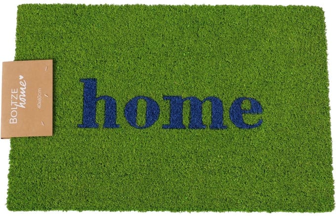 Boltze Deurmat HOME Kokos groen / blauw 60 x 40cm