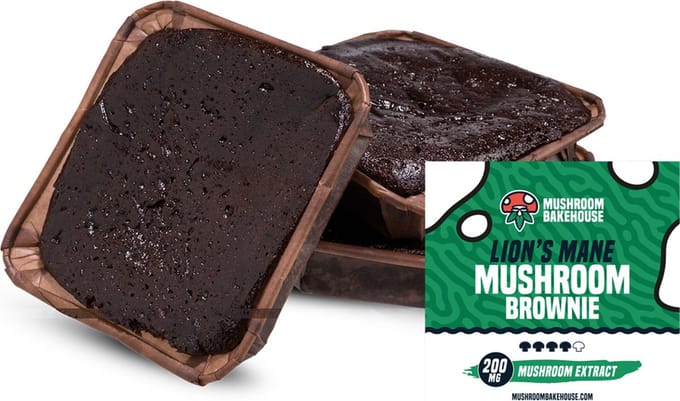 Mushroom Bakehouse - Lion's Mane Brownie - 200mg - Mushroom Extract