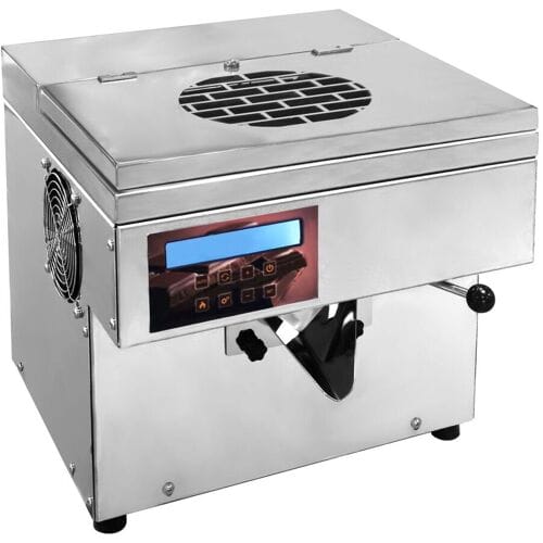 GGM Gastro Chocoladetempereermachine Betatemper - 2,5kg - 500W - incl. legbord met glazuurzone zilver