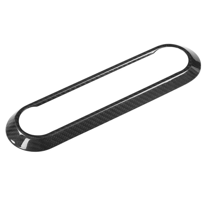 Console Volume Knop Frame Bedieningspaneel Trim Echt Koolstofvezel Geschikt voor Alfa Romeo Giulia Stelvio 2020 gray