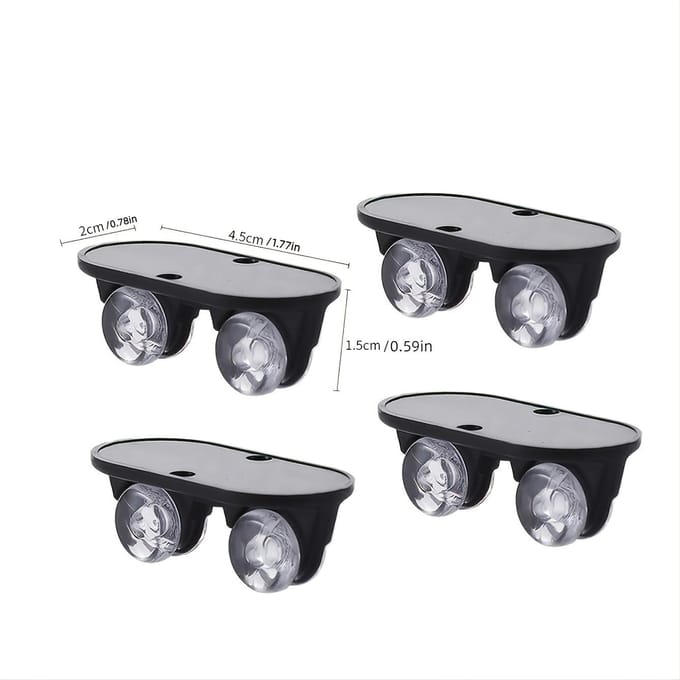 Rouleaux adhésifs 4 pièces-parfaits pour les projets d'artisanat et de bricolage