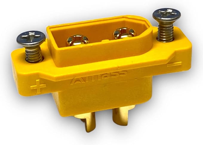 Navelstekker XT60E met Schroeven voor Drone en Modelbouw - Hoge Stroom 60A
