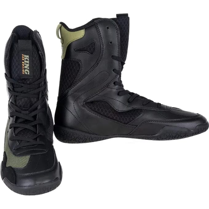 King Pro Boxing Boksschoenen - Apex pro 3 - Zwart / Groen 41
