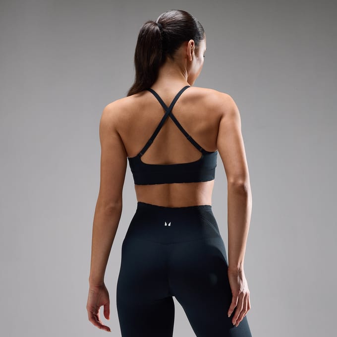 MP Women's Tempo Ultra Seamless Sport-bh - Diep Middernacht - S