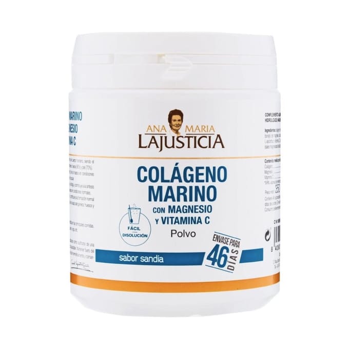 Ana Maria Lajusticia Lajusticia Collagène Avec Magnésium et Vitamine C Saveur Pastèque 350g