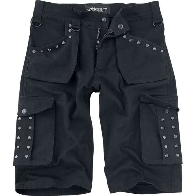 Gothicana by EMP - Gothic Shorts - Saviour - M tot XXL - voor Mannen - zwart