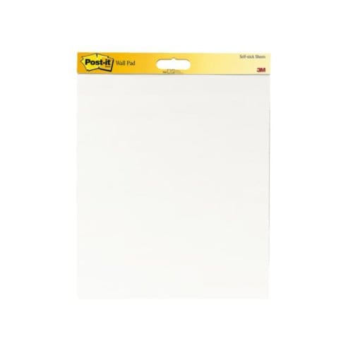 Meeting chart post-it 566 super sticky 50.8x58.4cm Wit incl command bevestigingsstrip 2 stuks