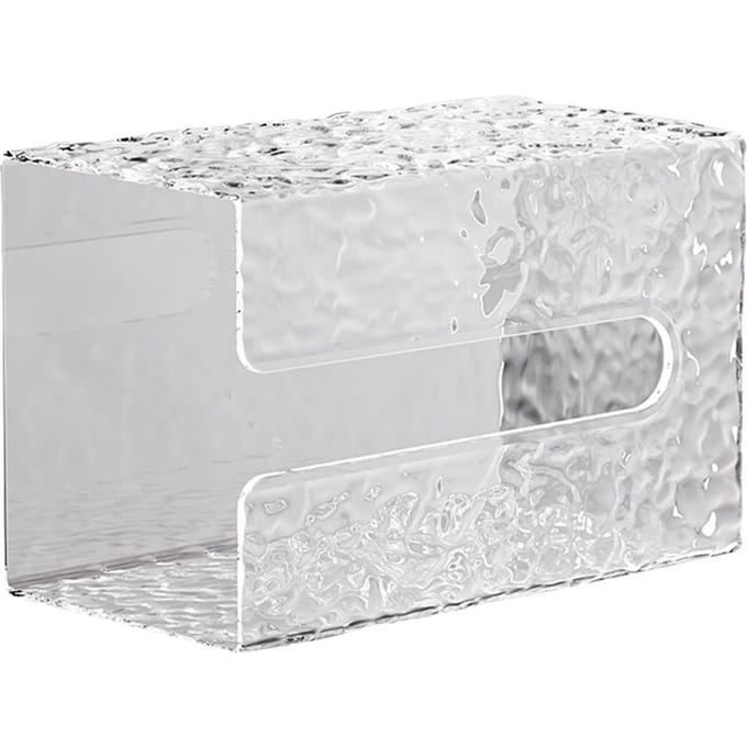 Wandmontage Tissuebox Gletsjerpatroon Multifunctionele Lichte Luxe Stijl Tissue Dispenser Box voor white