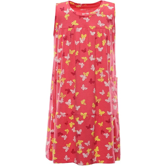 Kinderjurk alpine pro dareso rood 140-146 - zomerjurk
