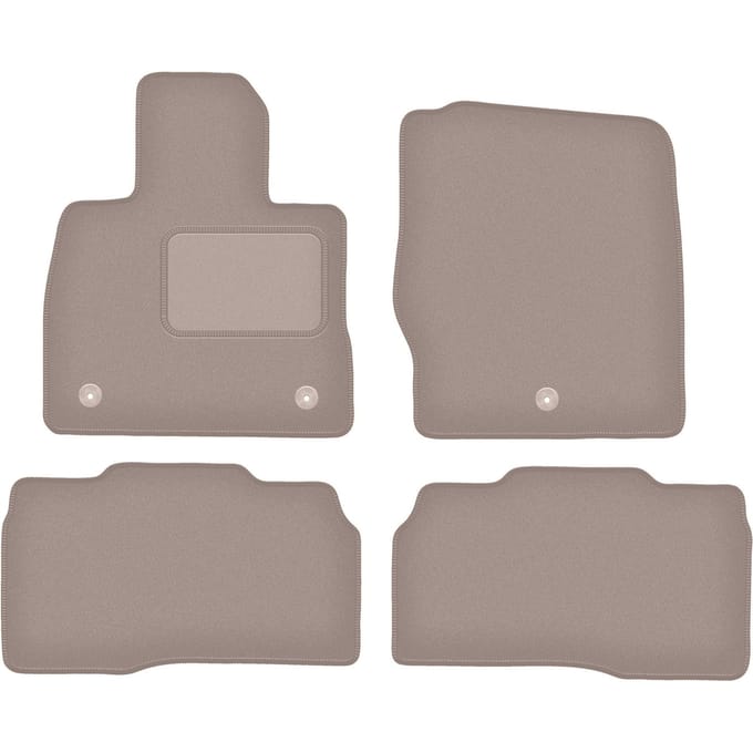 Beige veloursmatten voor: Ford Explorer MK6 SU625 SUV (2020-)