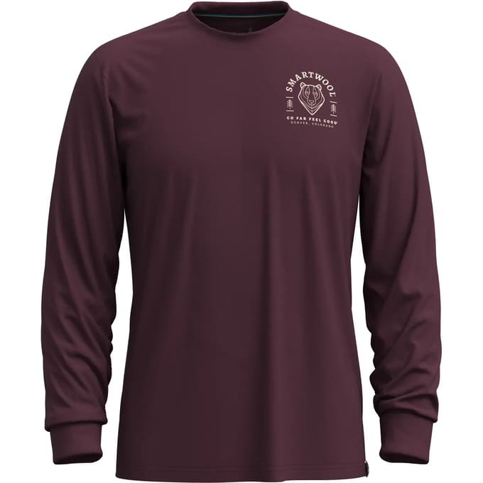 T-shirt met lange mouwen Smartwool Bear Stare Graphic