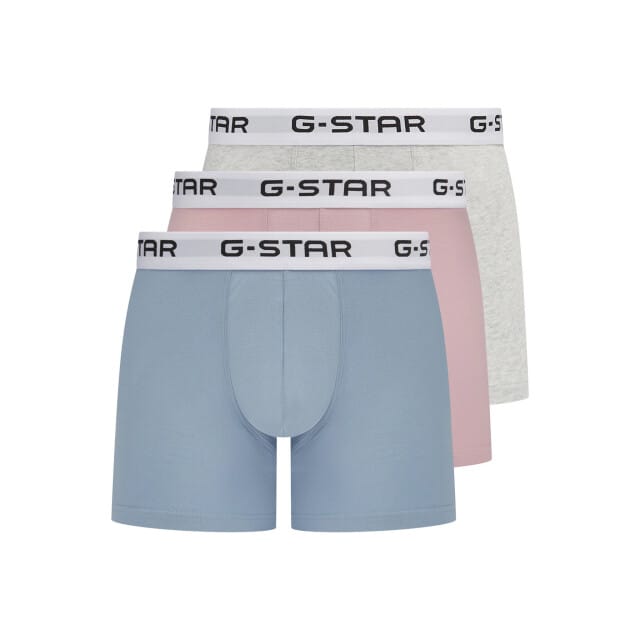 G-Star Underwear Ash 3 Pack Trunks Burnished/light Grey Marl/blue F Taglia: L | Biancheria intima Outlet | Uomo | Grigio