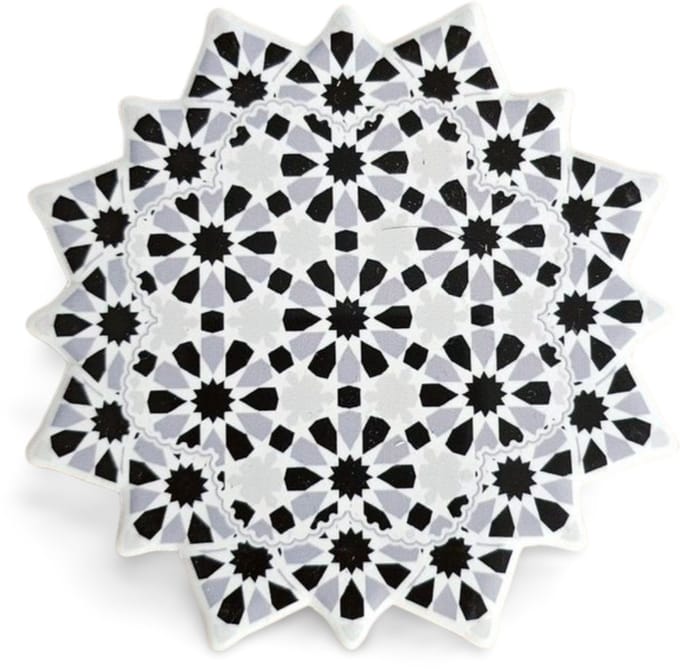 Moroccan Mirage Onderzetter Ster- set van 6