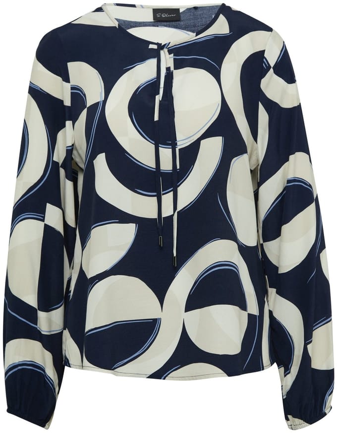 s.Oliver BLACK LABEL - Bloes - Maat 36 - Vrouwen - 59A1 BLUE - Viscose