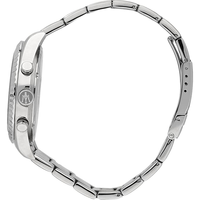 Maserati R8853100023 Chronograaf Zwarte Wijzerplaat Herenhorloge 43mm zilver