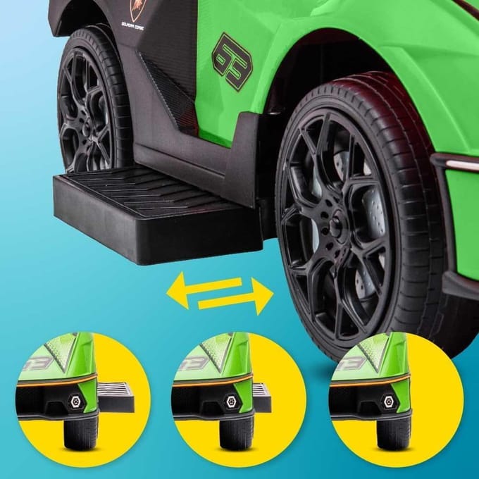 Duwauto voor kinderen, Loopauto vanaf 1 jaar met duwstang, kinderauto Essenza SCV12, Aauto kinderen (Groen)