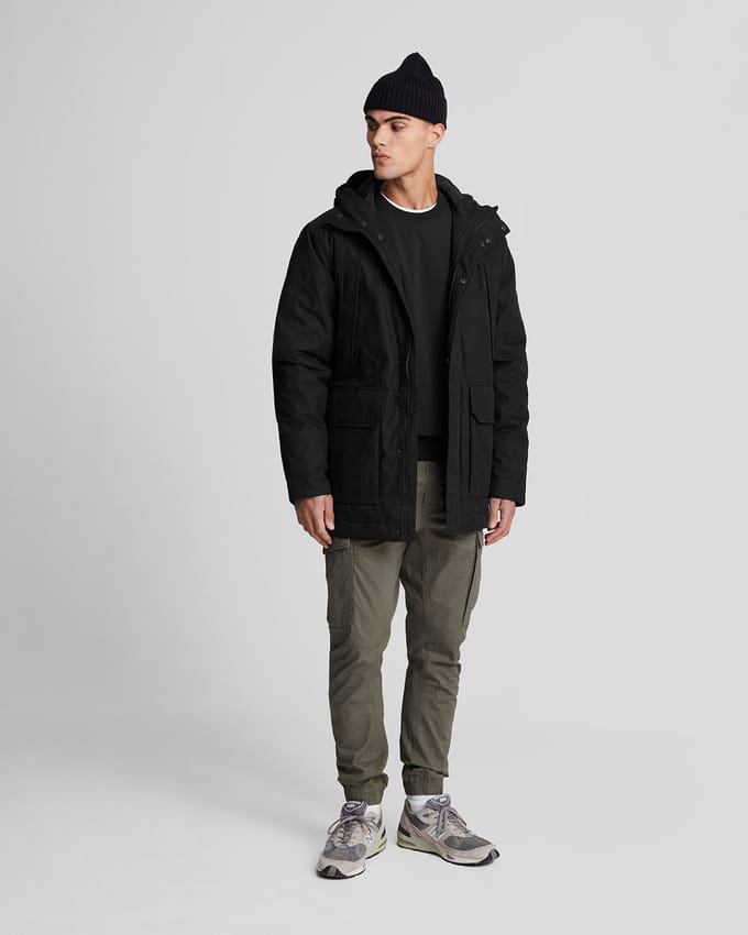 Lyle & Scott Microfleece Parka - Zwart