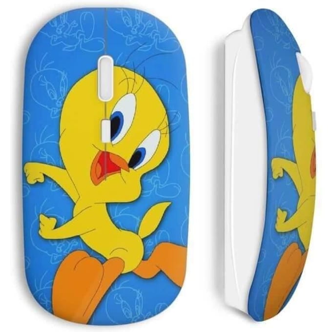 Souris Sans Fil - Titi - Blue Style - USB Wifi - Compatible Mac et PC - Couleur Bleu
