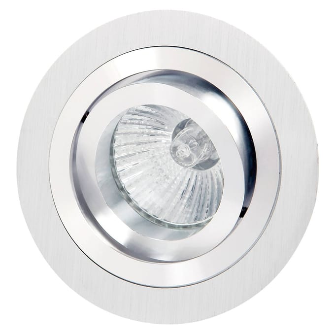 Mantra Iluminación Básico inbouwlamp, rond, satijn nikkel