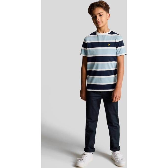 Lyle & Scott Chino Dark Navy Taglia: 9/10 | Pantaloni Outlet | kids | Blu